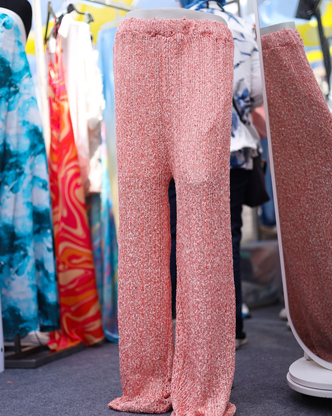 The pink Knit pants