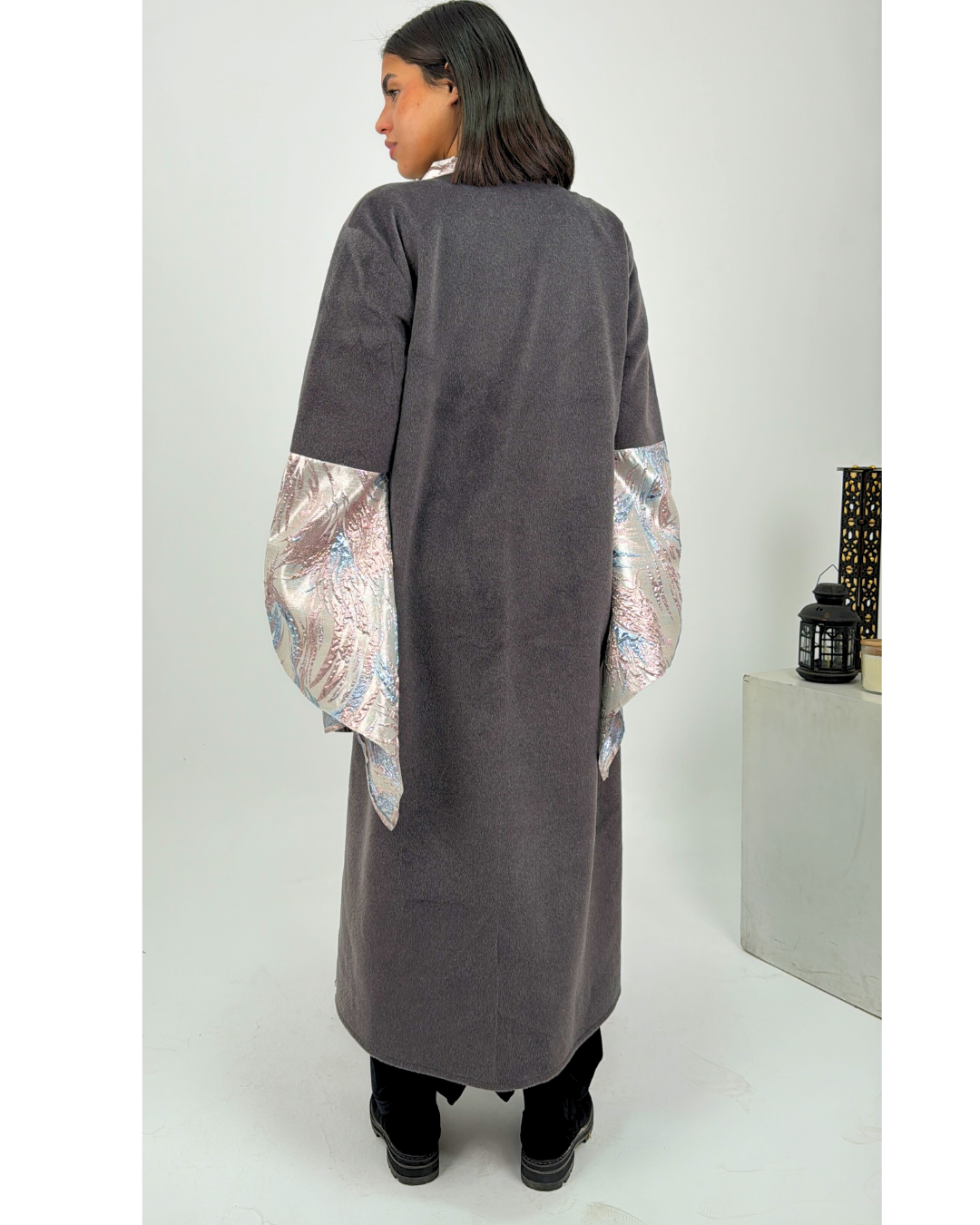 Graphite Bloom Kaftan
