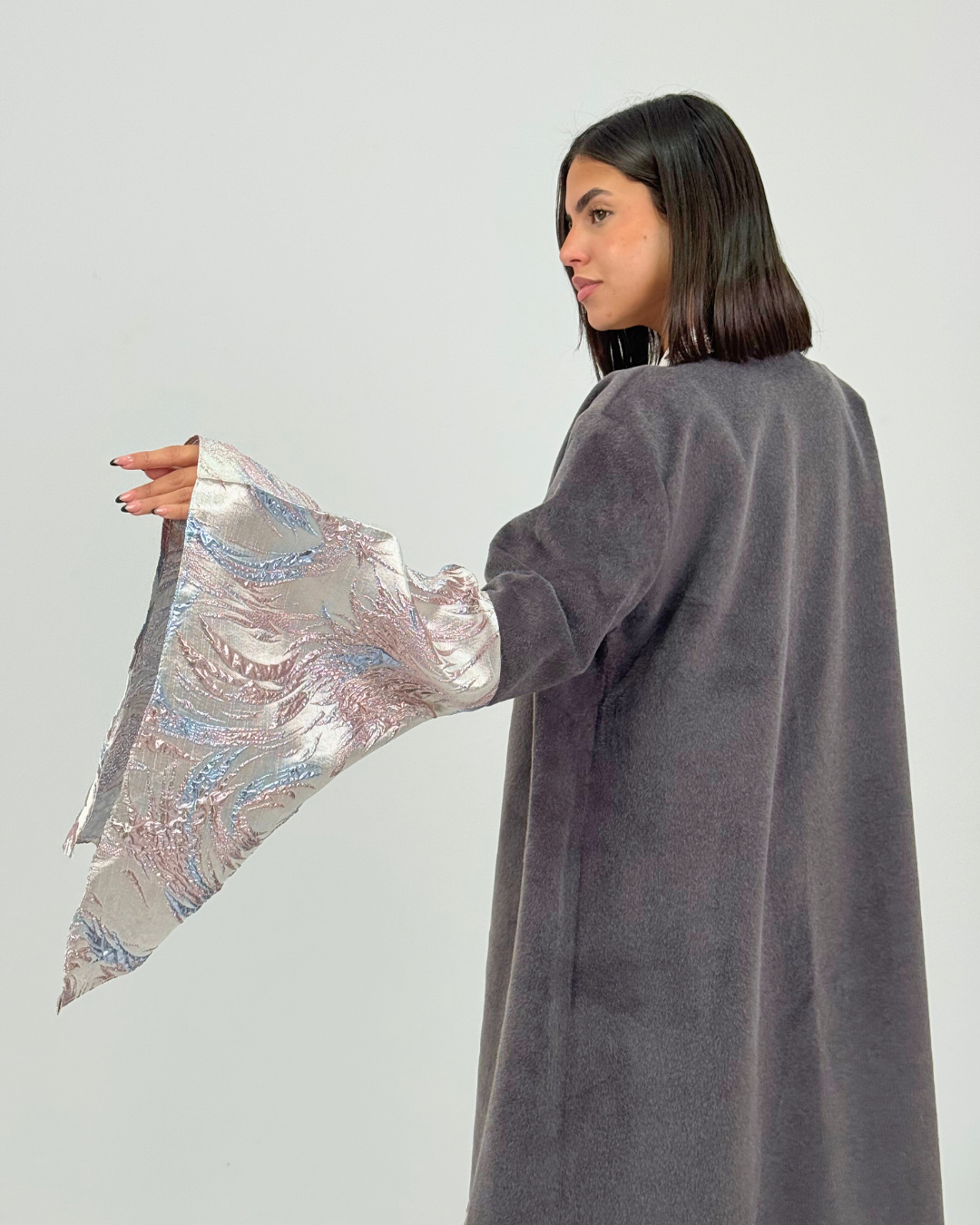Graphite Bloom Kaftan