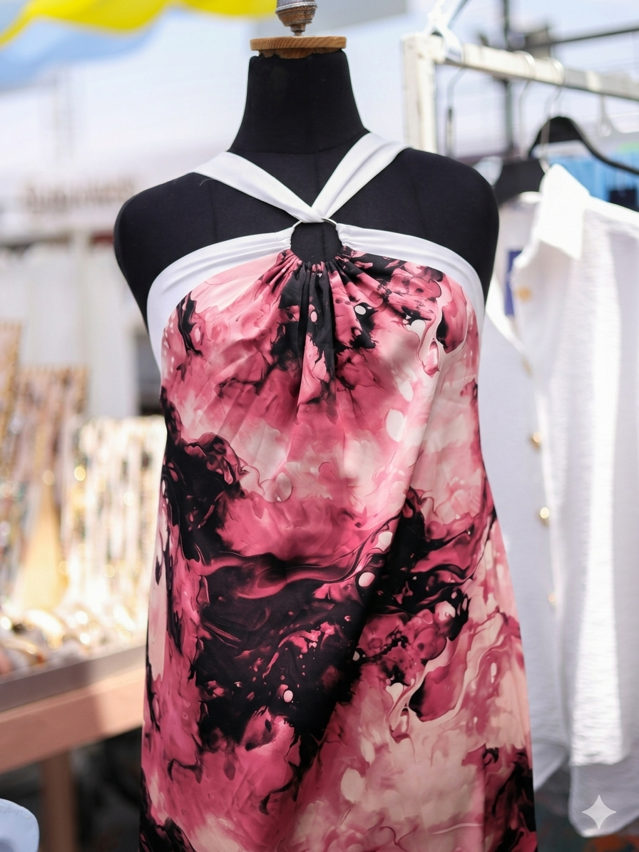 Pinky Motion Dress