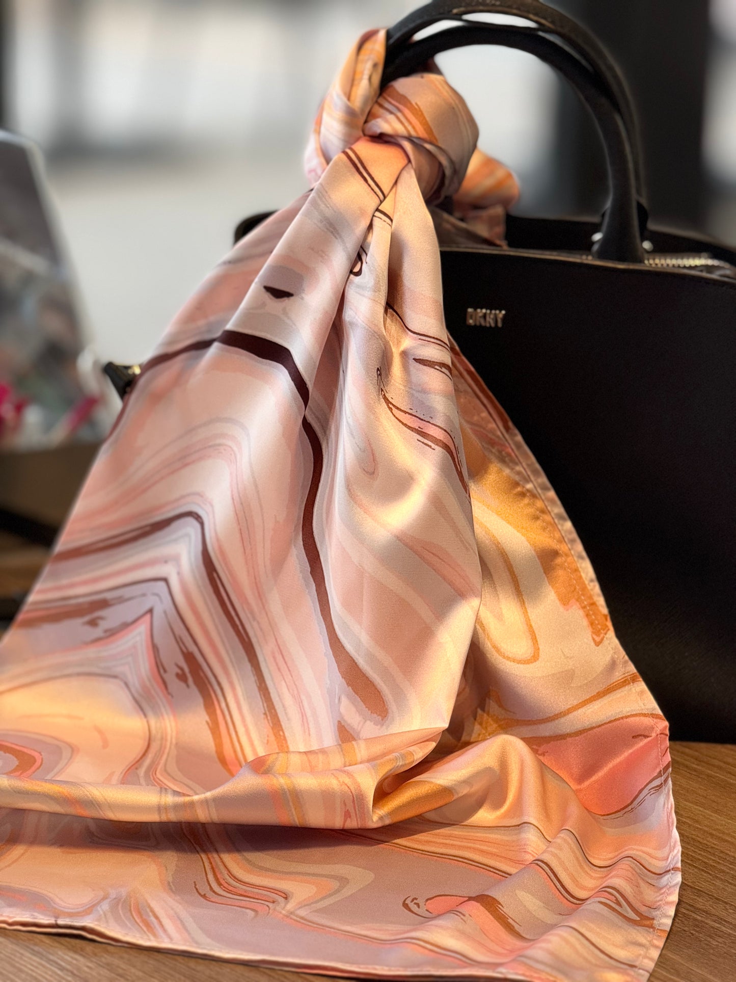 Rose Marble Scarf