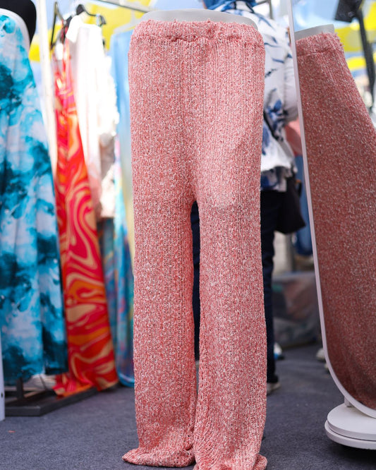 The pink Knit pants